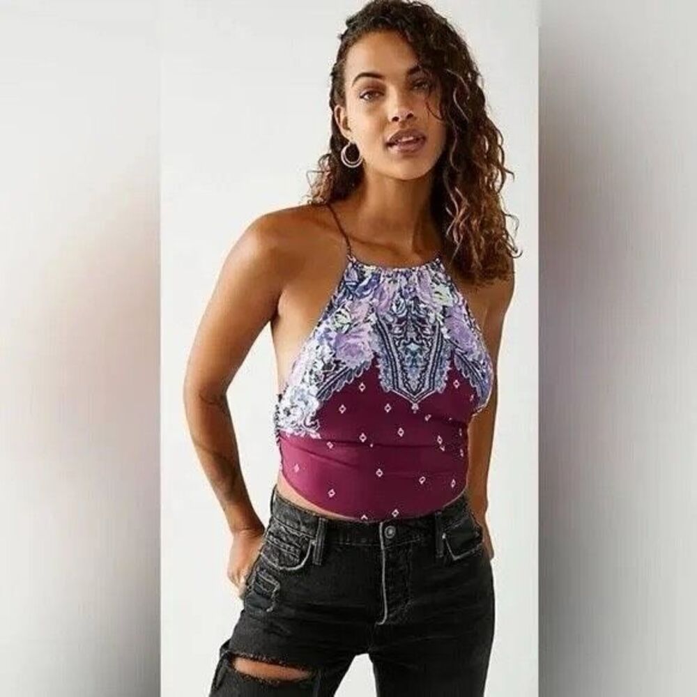 Free People Intimately For the Night Cami Halter Top large